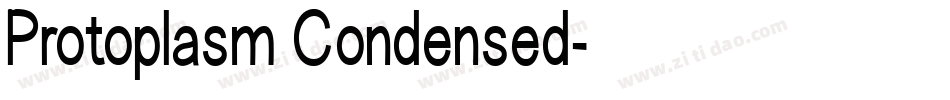 Protoplasm Condensed字体转换